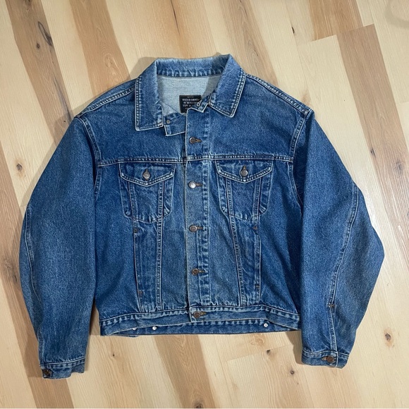 United Colors Of Benetton Other - Vintage 1990s United Colors of Benetton Denim Jacket Blue Retro Y2K Men’s Sz 38